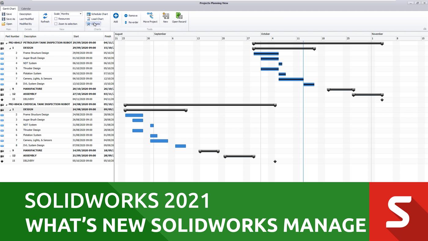 What's new in SOLIDWORKS Manage 2021