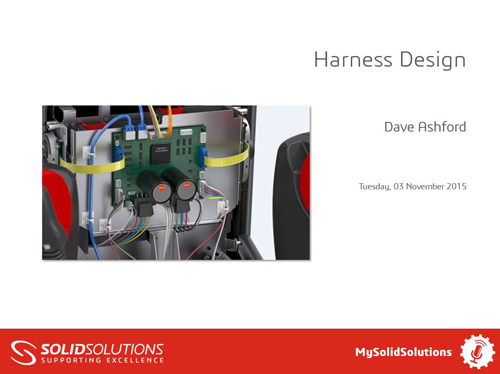 SOLIDWORKS Electrical Webcast Harness Design