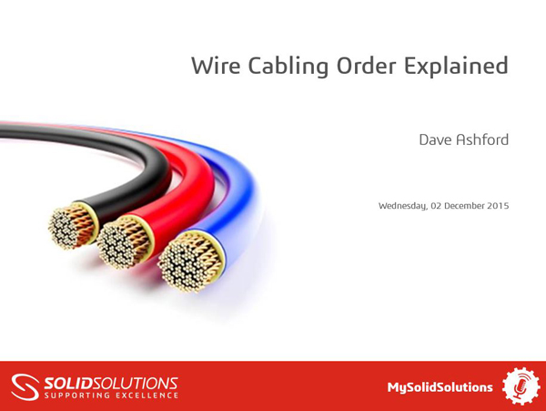 Wire Cabling in SOLIDWORKS Electrical
