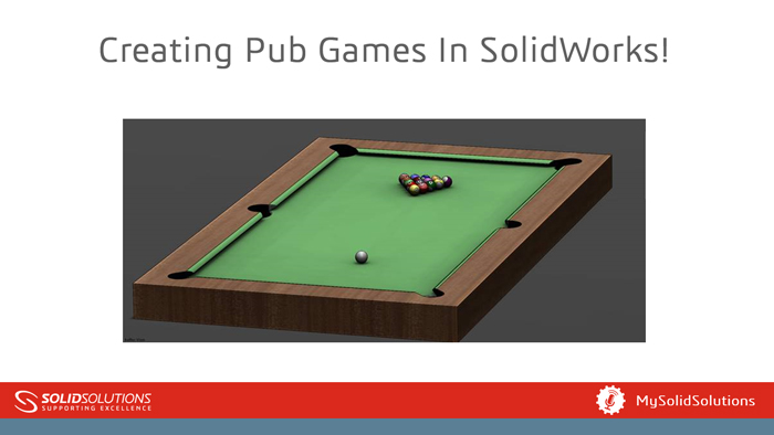 Pub Games in SOLIDWORKS