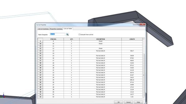 SOLIDWORKS Robot Wars - Cut List