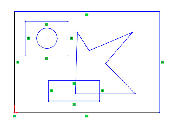 Shaded Sketch Contours, SOLIDWORKS