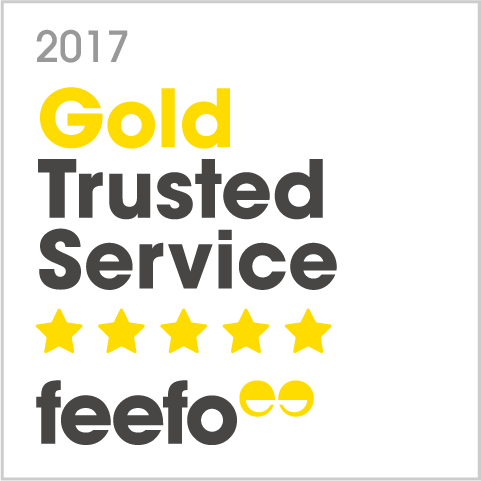 Feefo Gold Trusted Service