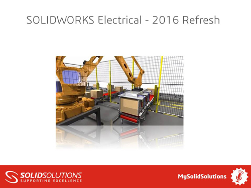 SOLIDWORKS Electrical 2016