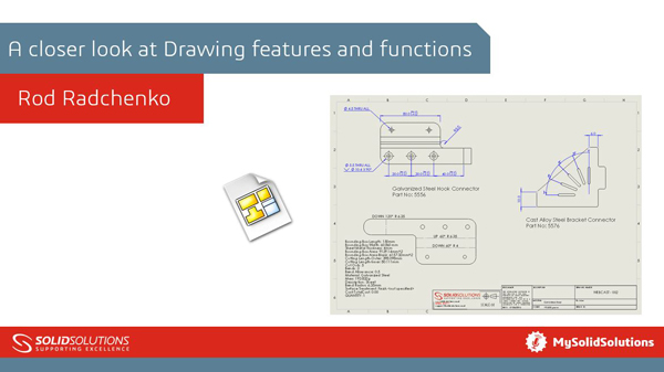 SOLIDWORKS Webcast Drawings