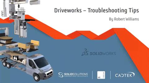 Driveworks - Troubleshooting Tips