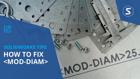 How to Fix Mod-Diam Display Error