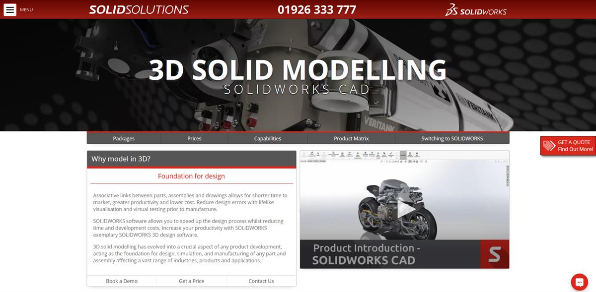 SOLIDWORKS 3D Solid Modelling | Solid solutions