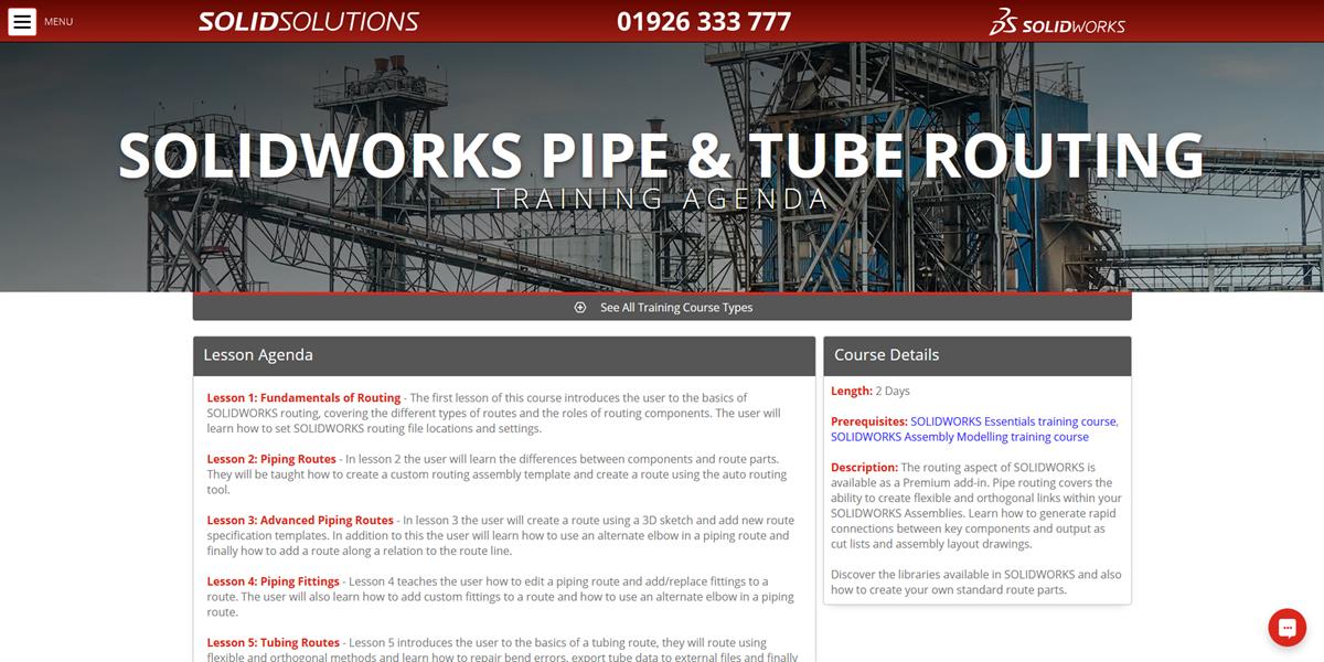 Overhead Gesellschaft solidworks routing