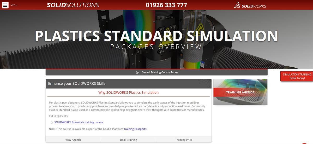 SOLIDWORKS Plastics Training Course Solid Solutions